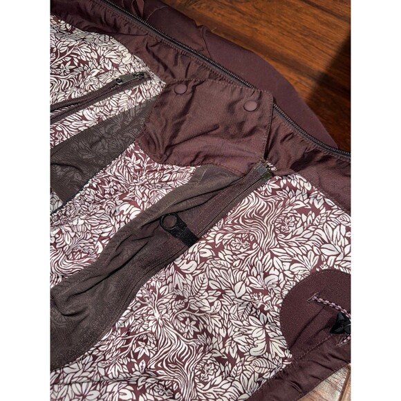 Vintage 2000's Patagonia Womens Maroon Windbreaker Jacket size Small - Picture 4 of 6